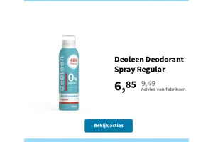 Deoleen Deodorant Spray Regular