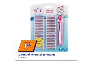 Soft touch scheermesjes