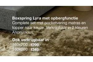 Anonymous Boxspring Lyra