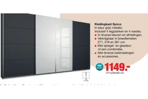 Kledingkast Synco
