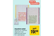 anywhere plaid