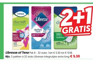 TENA Discreet Ultra Mini Plus Liners