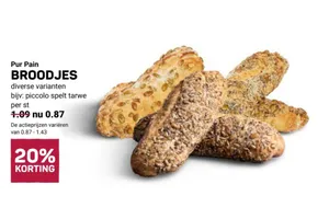 Pur Pain Broodjes