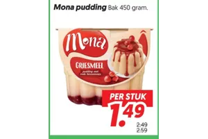 Mona Pudding Griesmeel