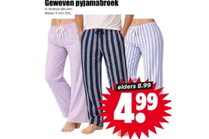 Geweven pyjamabroek