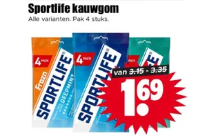 Sportlife kauwgom