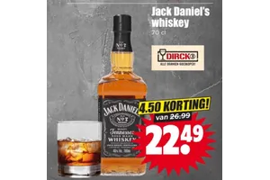 Jack Daniel's whiskey