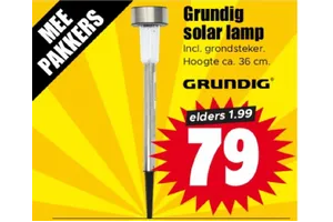 Grundig solar lamp