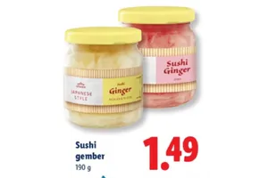 Sushi gember