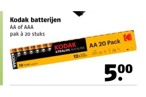 Kodak Batterijen