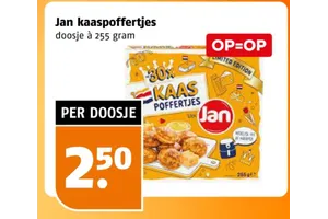 Jan kaaspoffertjes