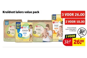 Kruidvat Luiers value pack
