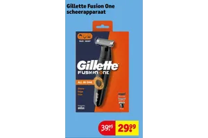 Gillette Fusion One scheerapparaat