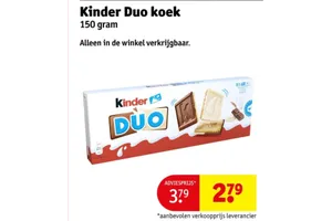 Kinder Duo koek