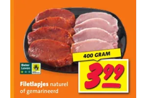 Filetlapjes