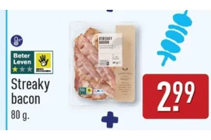 Streaky bacon
