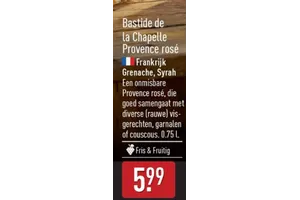 Bastide de la Chapelle Provence rosé