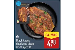 Black Angus chuck eye steak