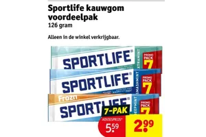 Sportlife Kauwgom