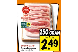 BOER'N LAND Speklappen