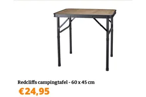Redcliffs campingtafel