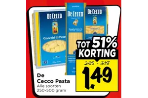Pasta aanbieding