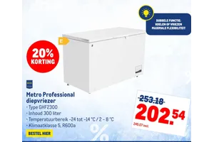 Metro Professional diepvriezer