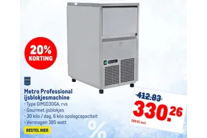 Metro Professional ijsblokjesmachine