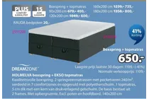 boxspring topmatras