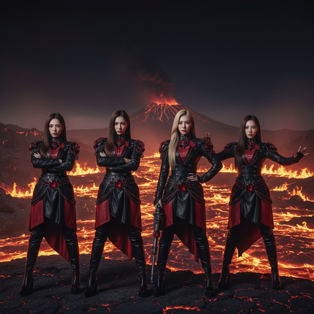 RUBY FLAME 72 — K-Pop album cover