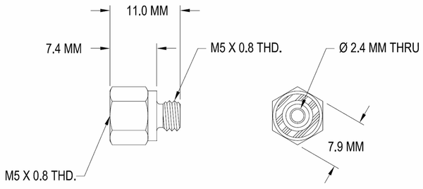 Vis M10 x 5 - fixation main meneuse - Series Forever