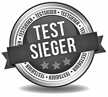 Illustration: Ein beliebiges Testsieger-Siegel ohne echte Referenz. Häufig werden damit fragwürdige Matratzen-Angebote versehen.