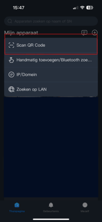 DB41 toevoegen aan Dahua app