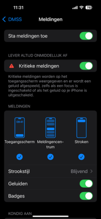 Kritieke meldinge Dahua DMss