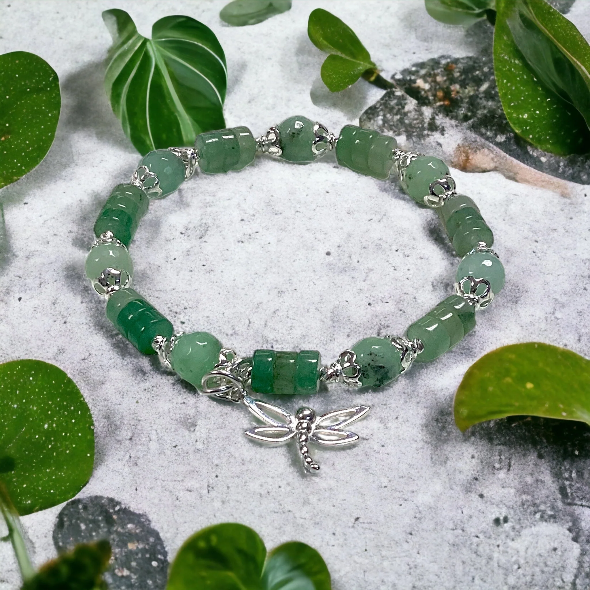 DIY Bracelet Kit - Jade Dragonfly Bracelet