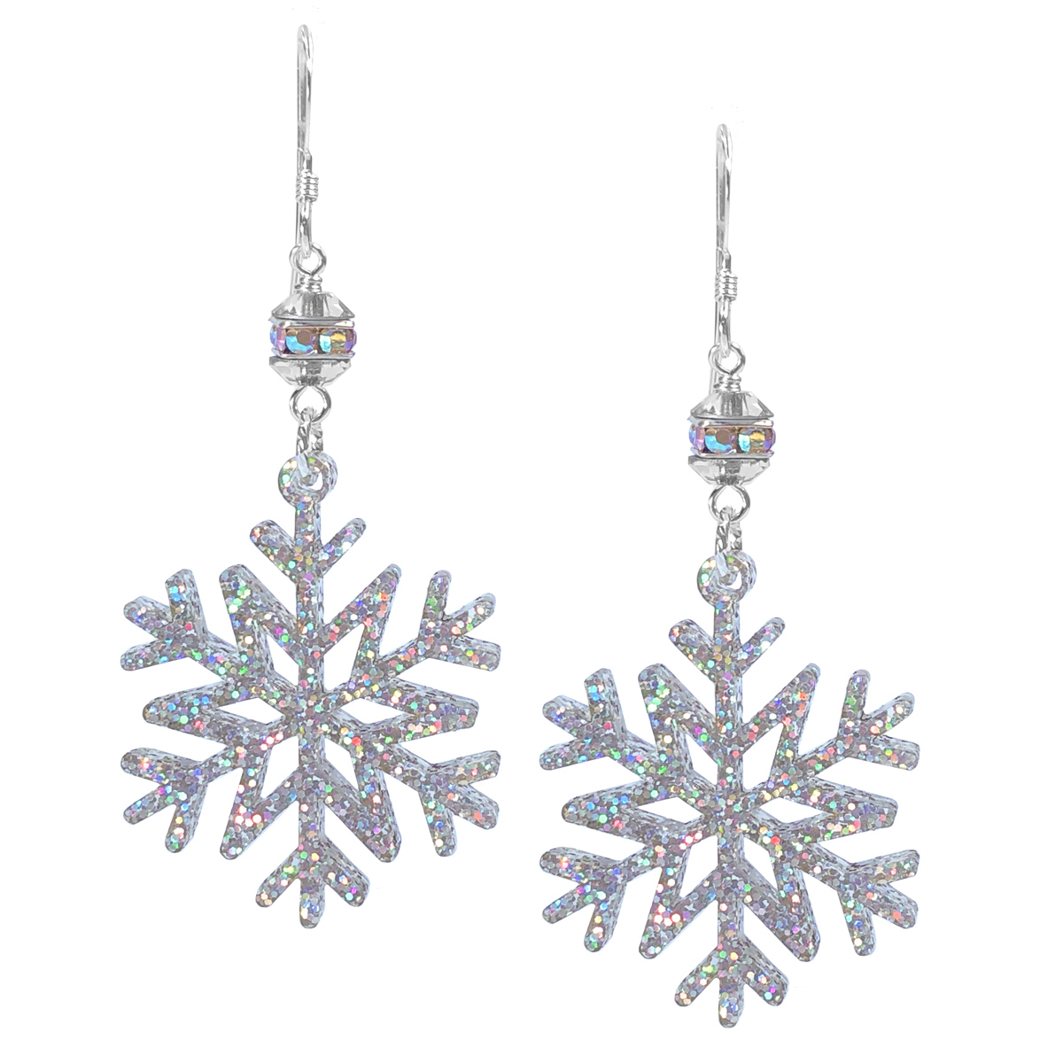 Sparkling Snowflake Earring Kit Instructions