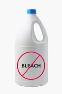 White bleach bottle