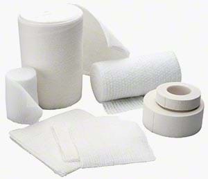 White bandages
