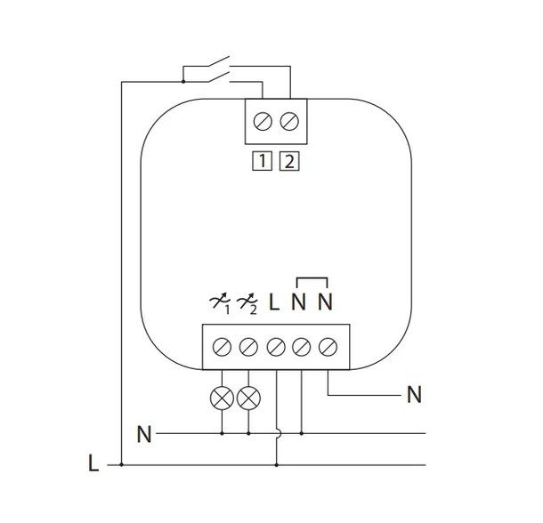 Aansluitschema Plejd dim 02