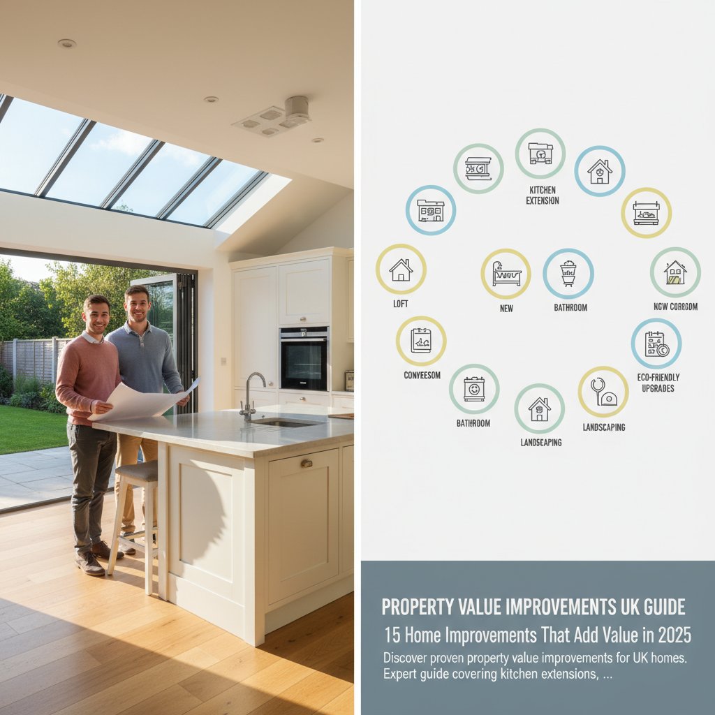 Property Value Improvements UK Guide: 15 Home Improvements That Add Value in 2025