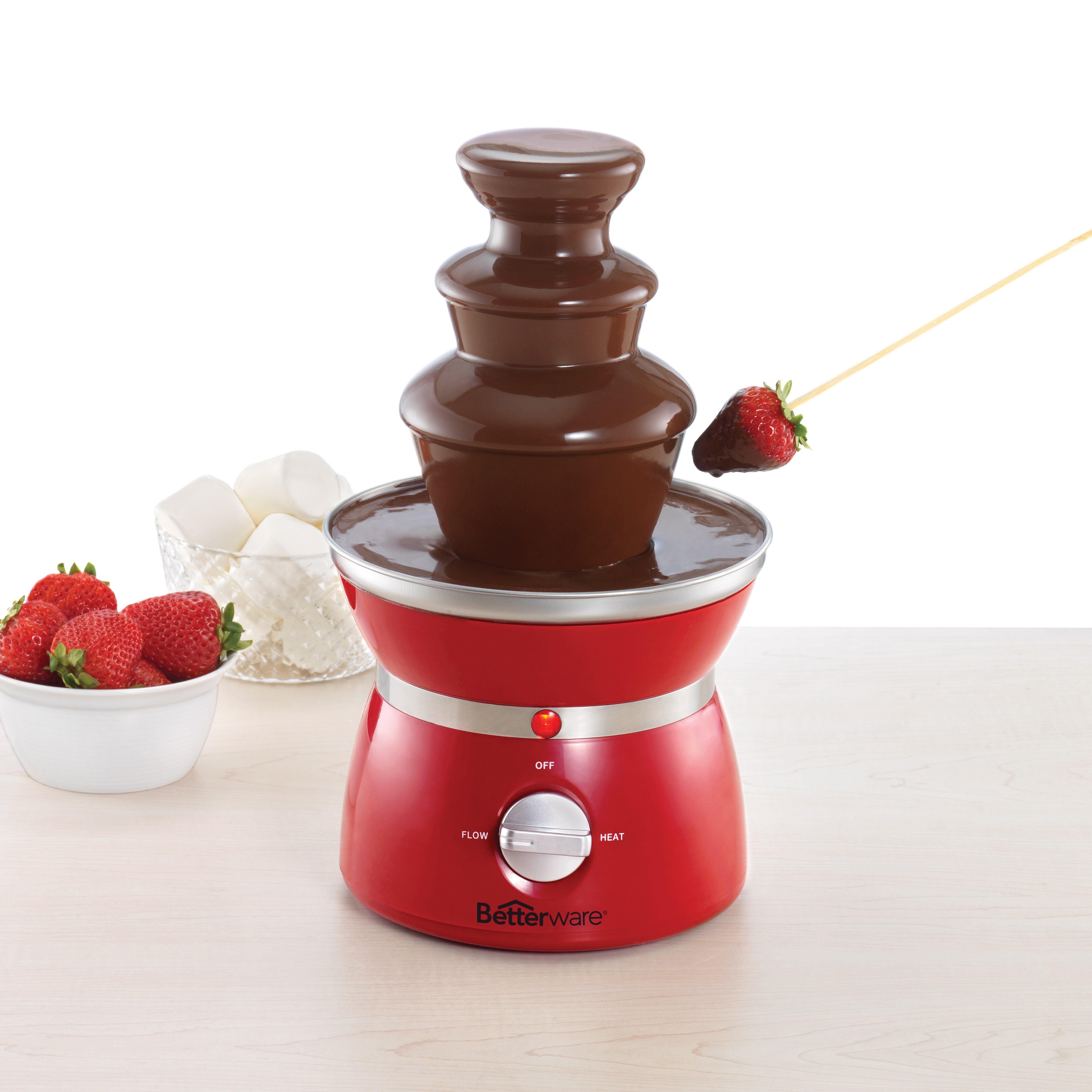 Betterware México - Dale un toque delicioso de chocolate a tus frutas 🍓,  galletas 🍪, bombones y más con la Mini Fuente de Chocolate #Betterware. Es  súper fácil de usar, ideal para