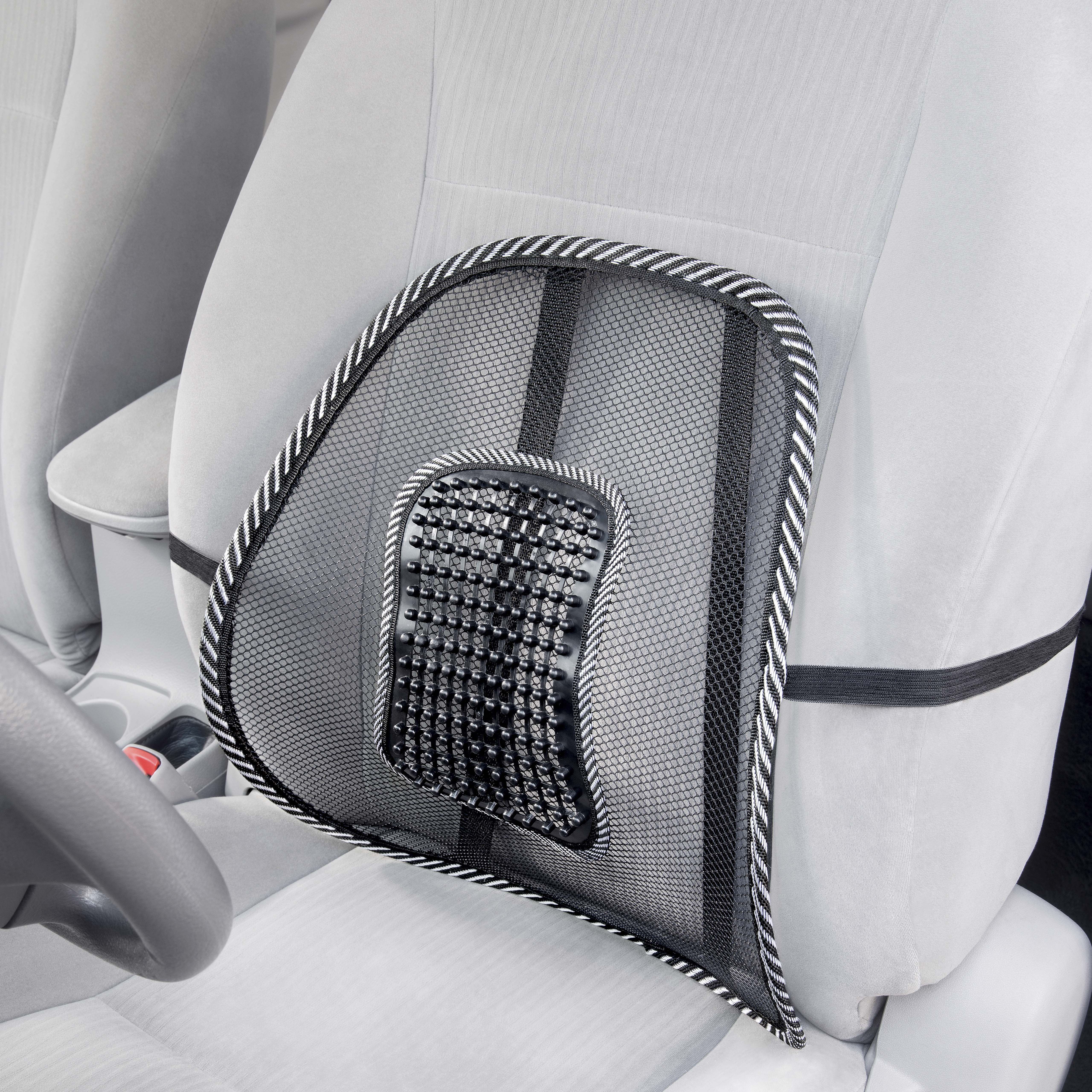 Soporte y respaldo lumbar para asiento de auto, silla o sillón