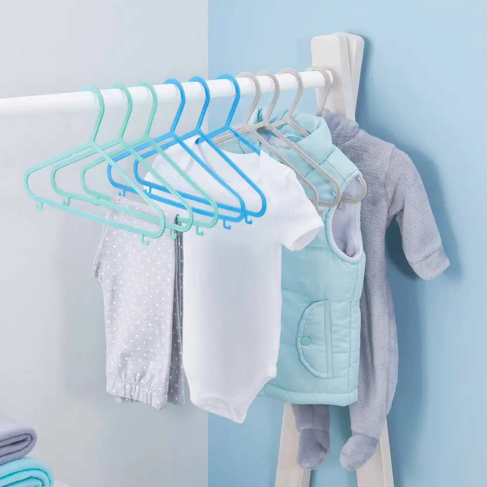  Ganchos para ropa de bebés y niños, color blanco : Hogar y  Cocina