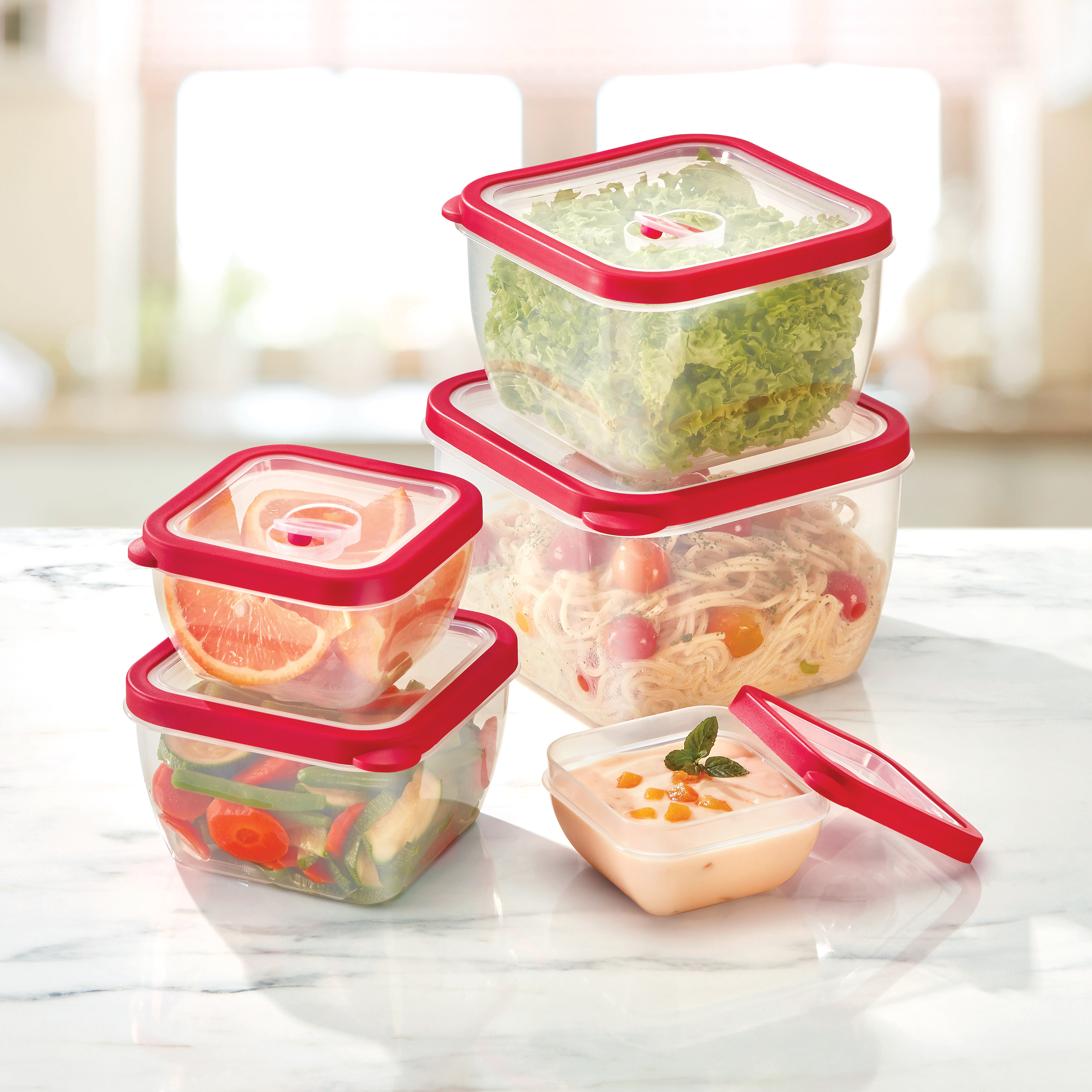 Toppers Plastico Para Comida