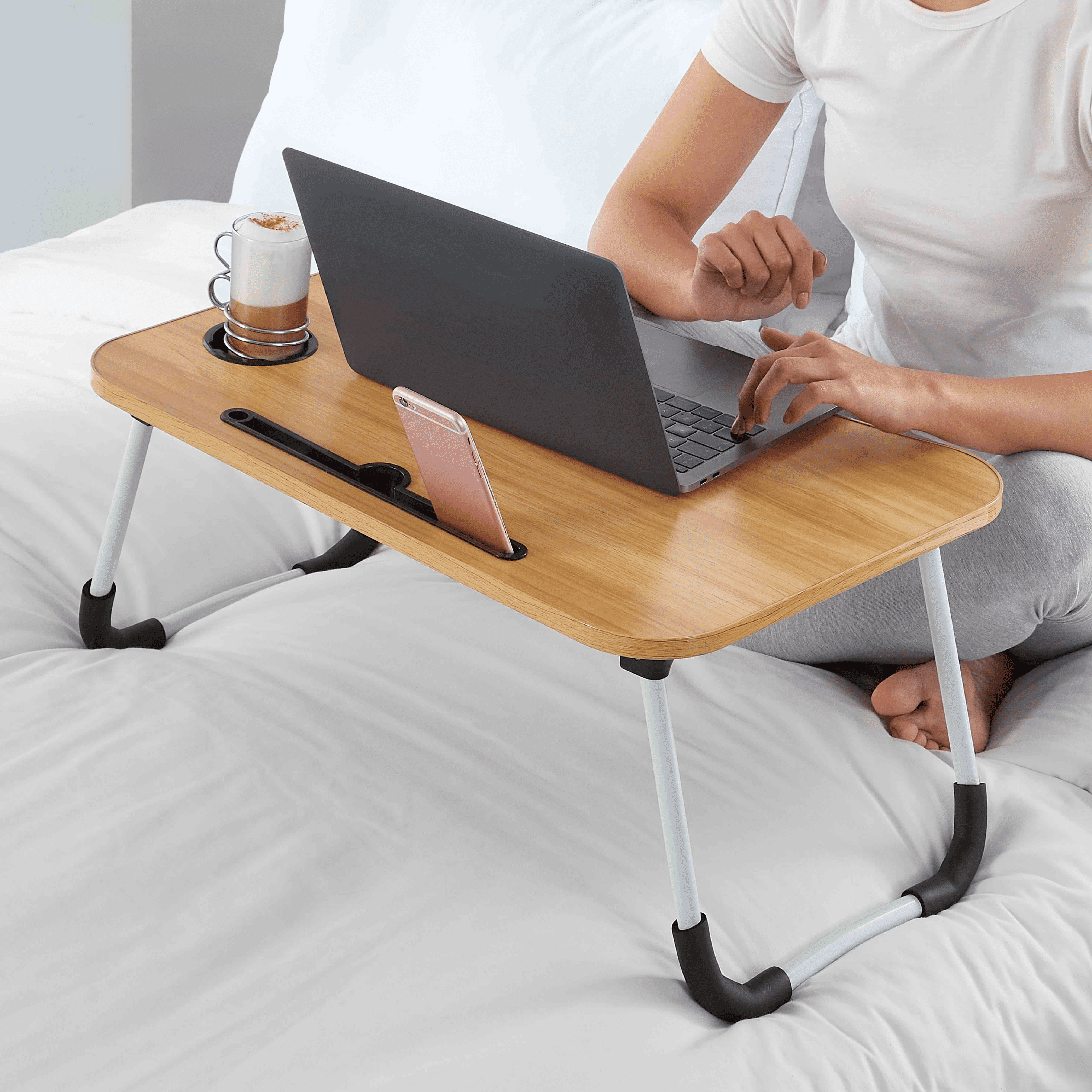 Mesa para Cama Plegable Mesa de Servicio Para Laptop