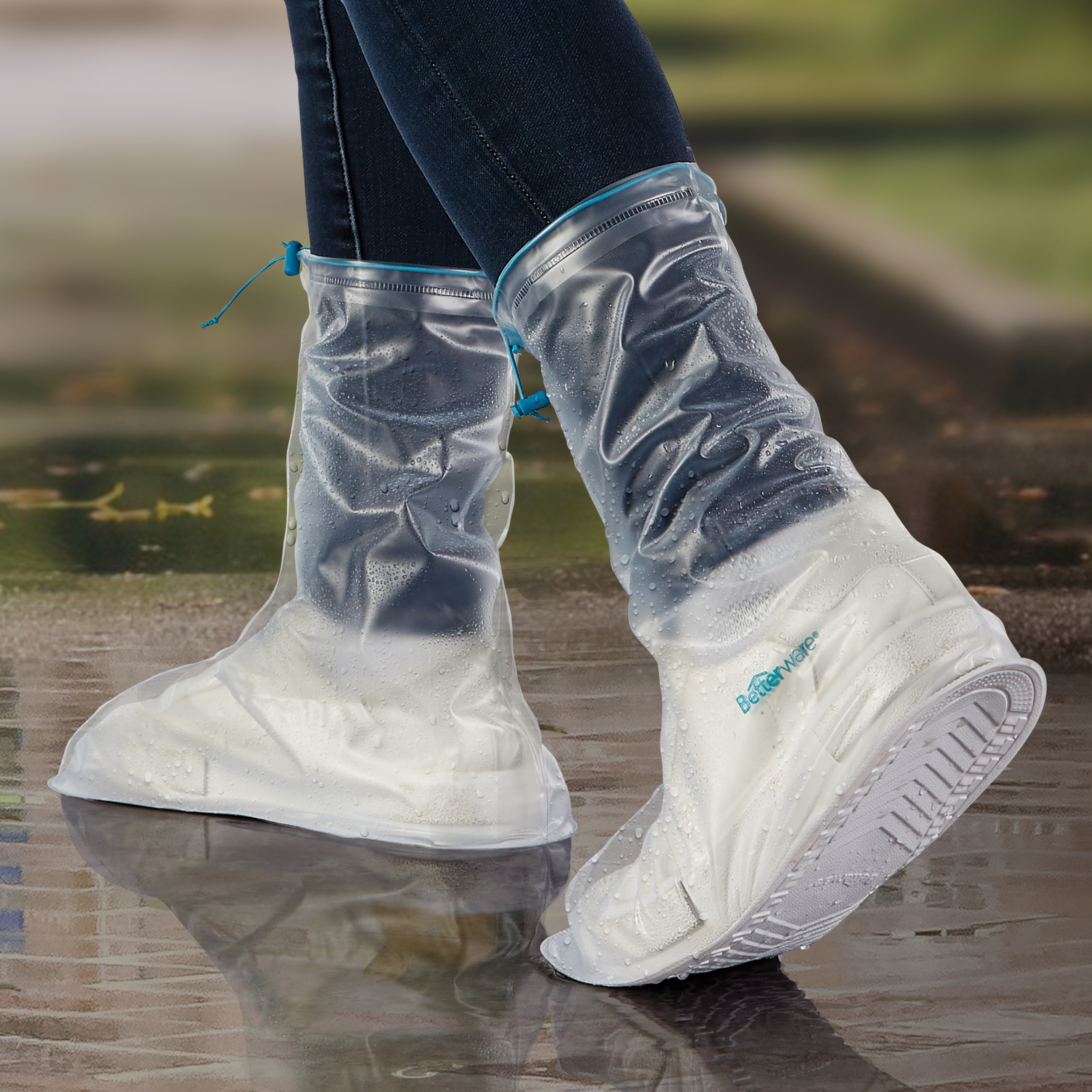 Cubrezapatos Botas para Lluvia Impermeable Antideslizante Talla S