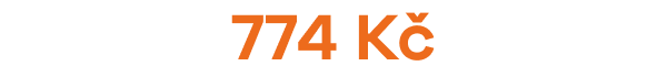 774 Kč