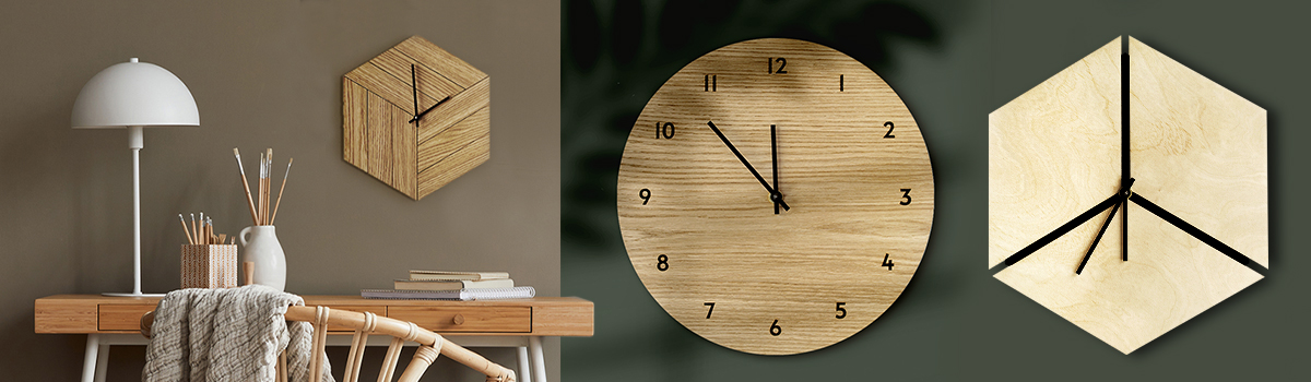 Nástěnné hodiny na www.bewooden.cz