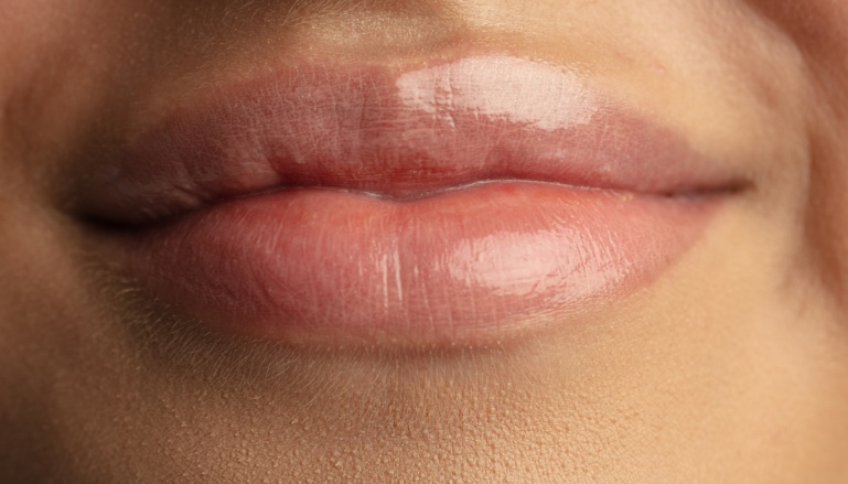 foto de labio hidratado