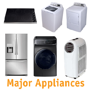 Est. 2 Pallets of Major Kitchen & Laundry Appliances, 5 Units, Used - Fair Condition, Ext. Retail $6,617, Phoenix, AZ - Mountain